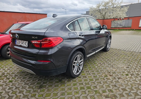 BMW X4 cena 127000 przebieg: 126500, rok produkcji 2017 z Luboń małe 67